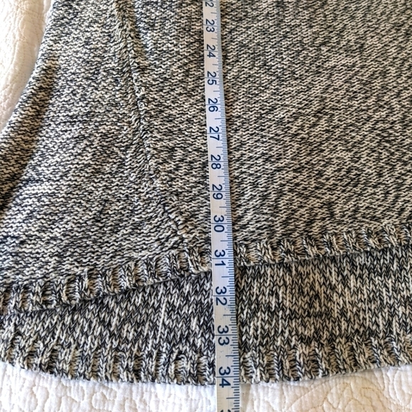 PHILOSOPHY Long Line Heathered Grey Sweater Tunic Length XXL - Picture 10 of 11